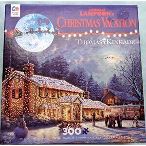Ceaco Thomas Kinkade National Lampoon Christmas Vacation 300 Piece Puzzle